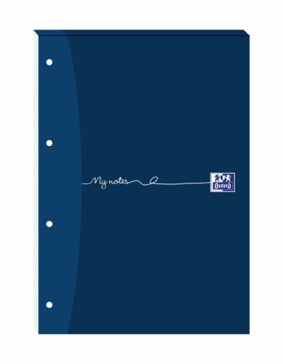 Oxford My Notes A4 Refill Pad Ruled 160 Pages Dark Blue (Pack 5) – 100080212