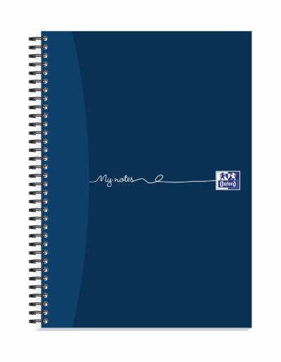 Oxford My Notes Notebook A4 Card Cover Wirebound Ruled Margin 200 Pages (Pack 3) 100082373