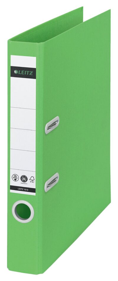 Leitz 180 Recycle Lever Arch File A4 50mm Spine Green 10190055
