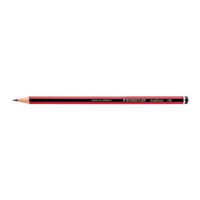 Staedtler 110 Tradition HB Pencil Red/Black Barrel (Pack 12) – 110-HB