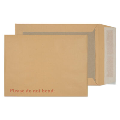 Blake Purely Packaging Board Backed Pocket Envelope 241x178mm Peel and Seal 120gsm Manilla (Pack 125) – 11935
