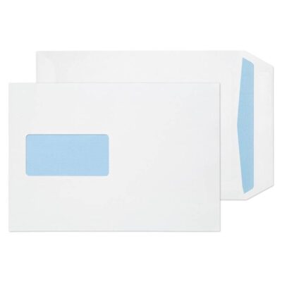 Blake Purely Everyday Pocket Envelope C5 Self Seal Window 90gsm White (Pack 50) – 13084/50PR