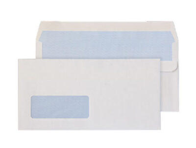 Blake Purely Everyday Wallet Envelope DL Self Seal Window 90gsm White (Pack 50) – 13884/50 PR