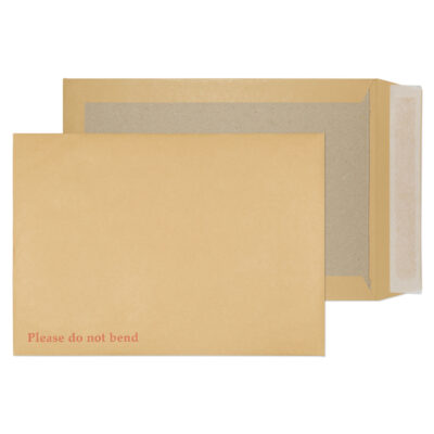 ValueX Board Backed Envelope C4 Peel and Seal Plain 120gsm Manilla (Pack 125) – 13935