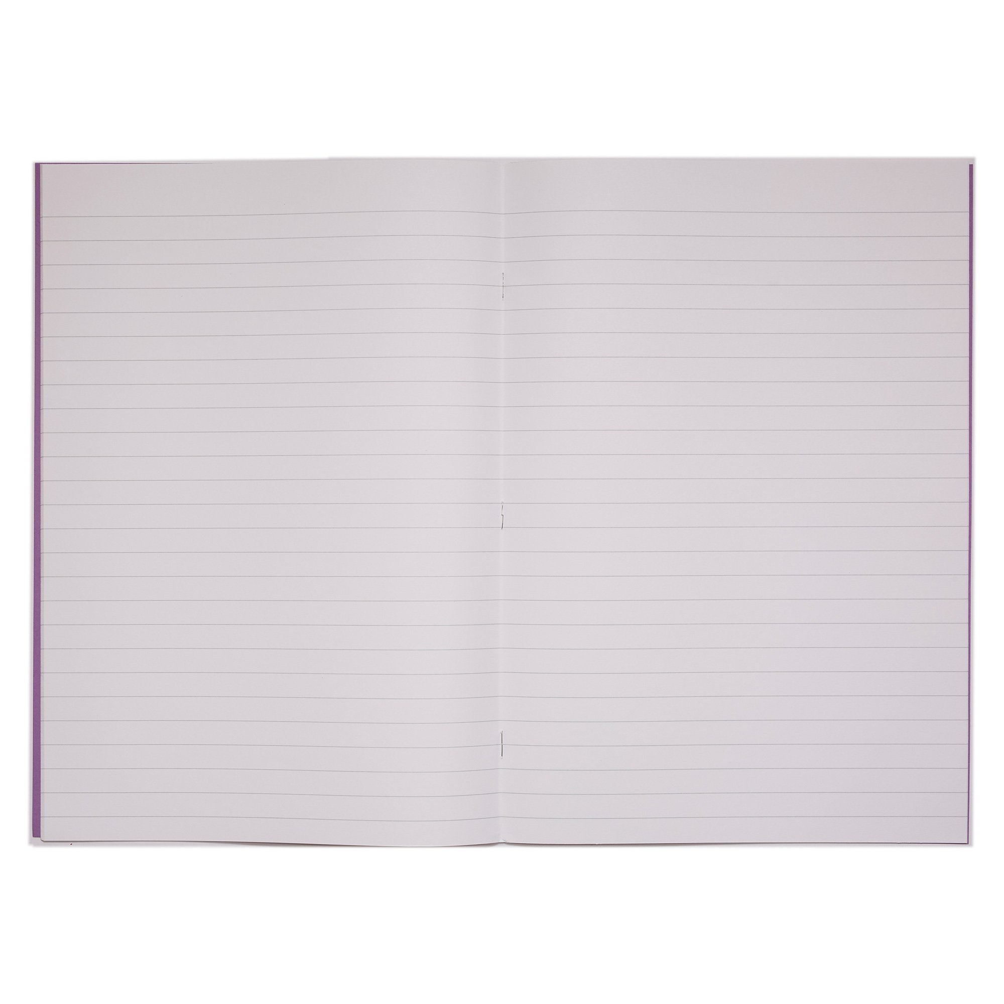 Rhino 13 x 9  A4+ Oversized Exercise Book 40 Page Feint Ruled 12mm Purple (Pack 100) - VDU024-230-6 - Image 3