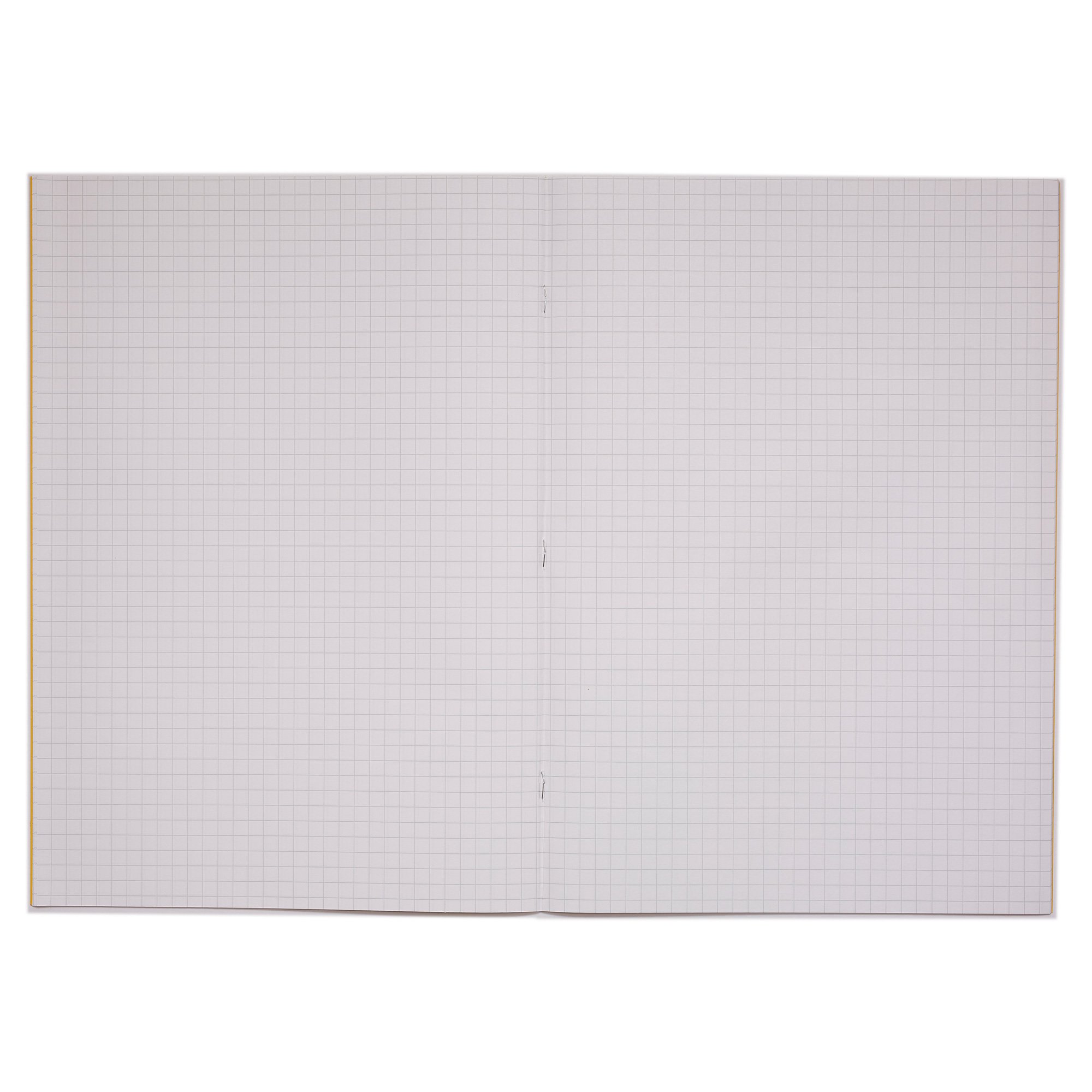 Rhino 13 x 9 A4+ Oversized Exercise Book 40 Page 7mm Squared Yellow (Pack 100) - VDU024-300-2 - Image 3