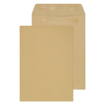 ValueX Pocket Envelope C5 Self Seal Plain 115gsm 80% Recycled Manilla (Pack 500) - 14899