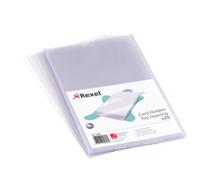 Rexel Cardholder A5 PVC (Pack 25) - 12060