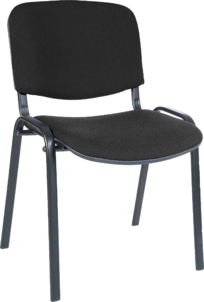 Conference Fabric Stackable Chair Black – 1500BLK