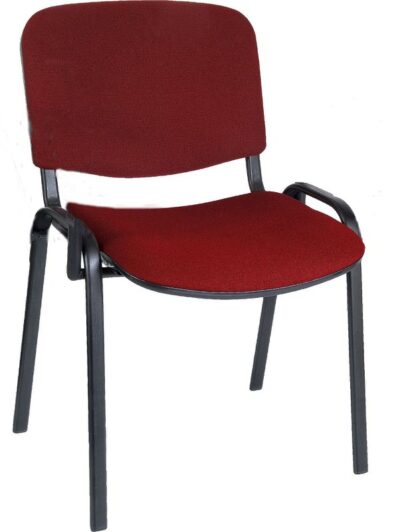 Conference Fabric Stackable Chair Burgundy – 1500BU