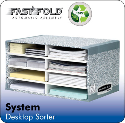 Fellowes Bankers Box System Desktop Sorter Board Grey (Pack 5) 8750