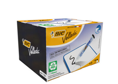 Bic Velleda 1701 Whiteboard Marker Bullet Tip 1.5mm Line Black (Pack 48) - 927258