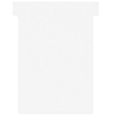 Nobo T-Cards A80 Size 3 White (Pack 100) 2003002