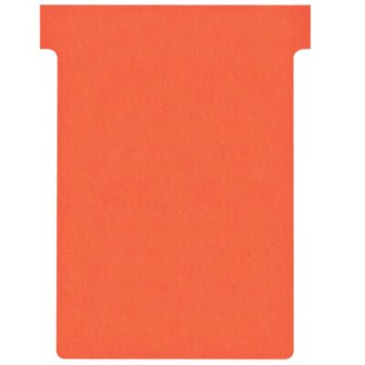 Nobo T-Cards A80 Size 3 Red (Pack 100) 2003003
