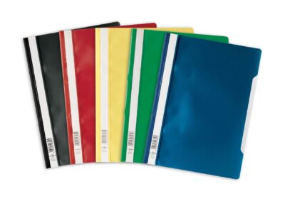 Durable Clear View Folder A4 Assorted Colours (Pack 25) – 252300
