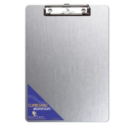 Stewart Superior Aluminium Clipboard A4+ Silver – 3230A-SS