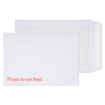 Blake Purely Packaging Board Backed Pocket Envelope C4 Peel and Seal 120gsm White (Pack 125) - 3266