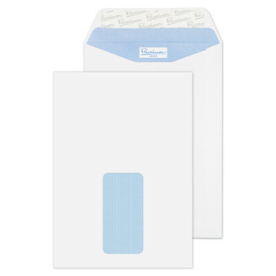 Blake Premium Office Pocket Envelope C5 Peel and Seal Window 120gsm Ultra White Wove (Pack 500) – 34116