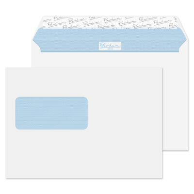 Blake Premium Office Wallet Envelope C5 Peel and Seal Window 120gsm Ultra White Wove (Pack 500) – 34216