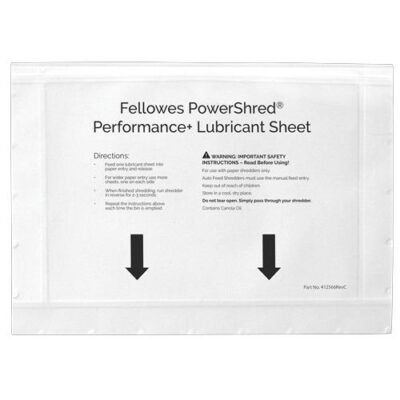 Fellowes Powershred Oil Sheets (Pack 10) – 4025601