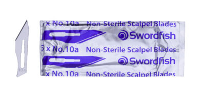 Swordfish Scalpel Blades No 10A Silver (Pack 100) - 43802