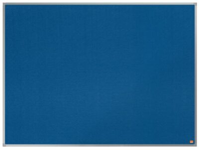 Nobo Felt Notice Board Aluminium Trim 1200x900mm Blue