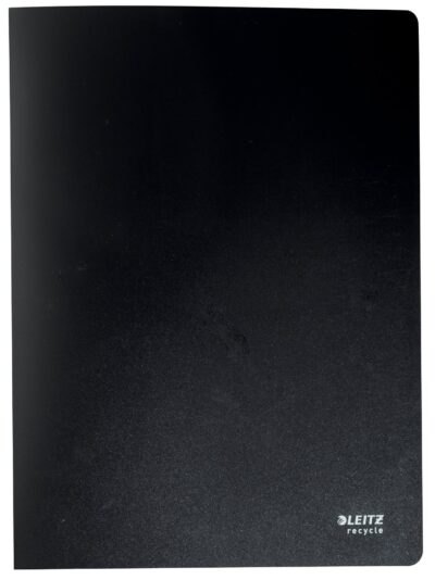 Leitz Recycle Polypropylene Display Book 40 Pockets A4 Black 46770095