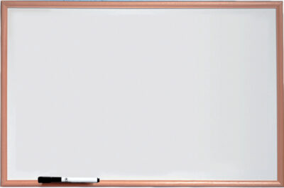 Nobo Basic Non Magnetic Melamine Whiteboard Pine Frame 900x600mm 1905200