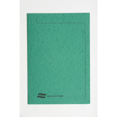 Europa Square Cut Folder Pressboard A4 265gsm Green (Pack 50) – 4823Z