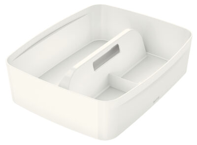 Leitz MyBox WOW Organiser Tray with Handle Large White 53220001