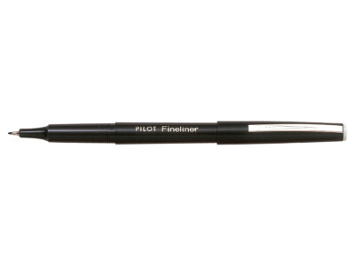 Pilot Fineliner Pen 1.2mm Tip 0.4mm Line Black (Pack 12) - 4902505085949/SA