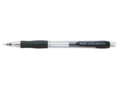 Pilot Super Grip Mechanical Pencil HB 0.5mm Lead Black/Transparent Barrel (Pack 12) – 506101201