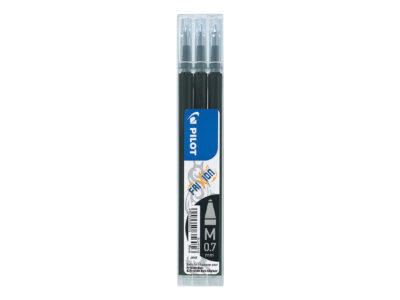 Pilot Refill for FriXion Ball/Clicker Pens 0.7mm Tip Black (Pack 3) - 75300301