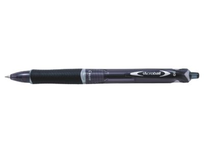 Pilot BeGreen Acroball Retractable Ballpoint Pen Recycled 1mm Tip 0.32mm Line Black (Pack 10) - 20101001