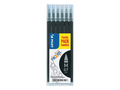 Pilot Refill for FriXion Ball/Clicker Pens 0.7mm Tip Black (Pack 6) – 4902505525612