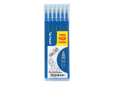Pilot Refill for FriXion Ball/Clicker Pens 0.7mm Tip Blue (Pack 6) – 4902505525629