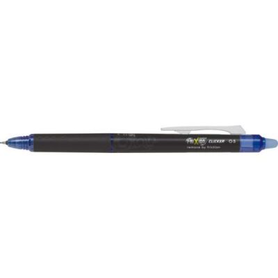 Pilot FriXion Synergy Point Clicker Erasable Retractable Gel Rollerball Pen 0.5mm Tip 0.25mm Line Blue (Pack 12) - PNJ604423