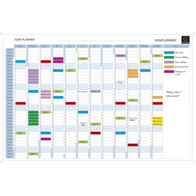 Exaplanner Yearly Magnetic Planner 900x590mm – 56153E