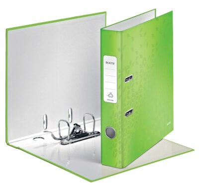 Leitz Lever Arch File 180 WOW A4 50mm Green (Pack 10) - 10060054