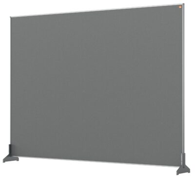 Nobo Impression Pro Desk Divider Screen Felt 1400x1000mm Grey 1915500