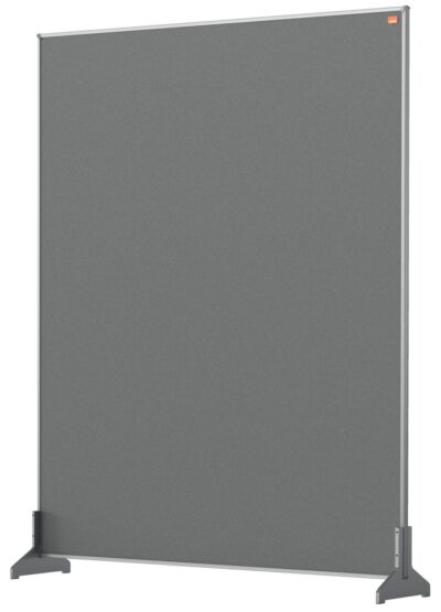 Nobo Impression Pro Desk Divider Screen Felt 800x1000mm Grey 1915502