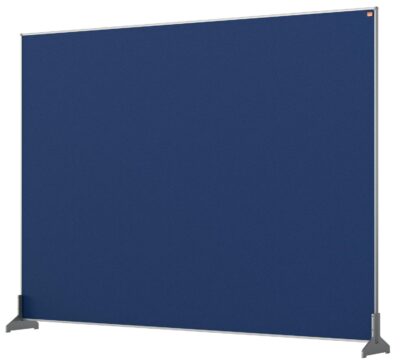 Nobo Impression Pro Desk Divider Screen Felt 1400x1000mm Blue 1915505