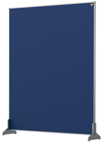 Nobo Impression Pro Desk Divider Screen Felt 800x1000mm Blue 1915507