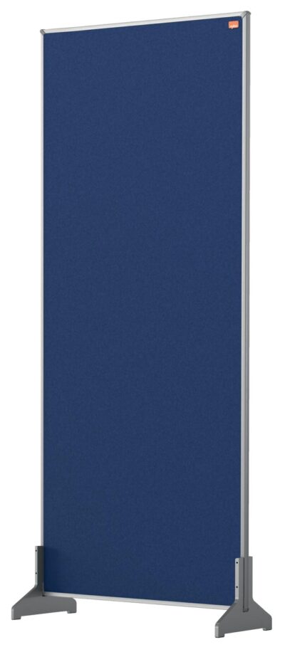 Nobo Impression Pro Desk Divider Screen Felt 400x1000mm Blue 1915509