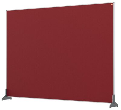 Nobo Impression Pro Desk Divider Screen Felt 1400x1000mm Red 1915510