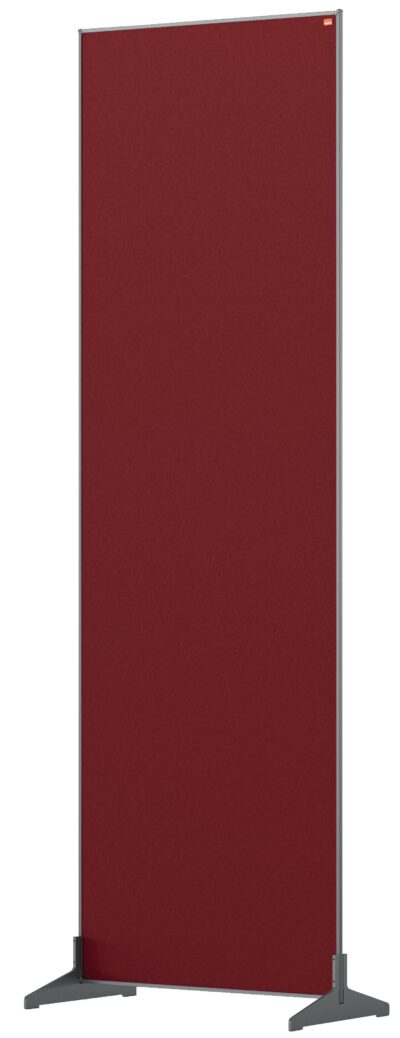 Nobo Impression Pro Free Standing Room Divider Screen Felt 600x1800mm Red 1915529