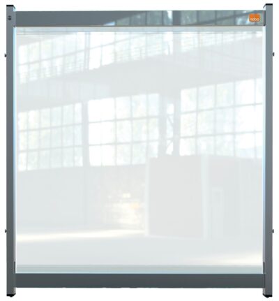 Nobo Premium Plus PVC Desk Protective Divider Screen Modular System 750x820mm Clear 1915550
