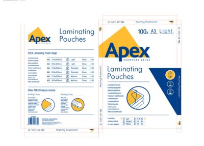 ValueX Laminating Pouch A3 2×75 Micron Gloss (Pack 100) 6001901