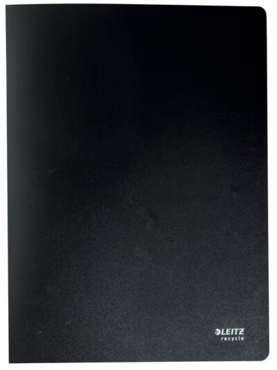 Leitz Recycle Polypropylene Display Book 20 Pockets A4 Black 46760095