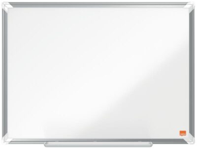 Nobo Premium Plus Magnetic Steel Whiteboard Aluminium Frame 600x450mm 1915154